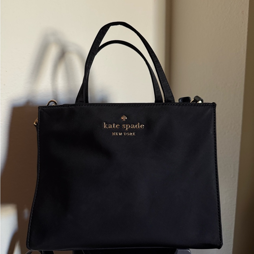 Kate Spade Nylon Black Tote